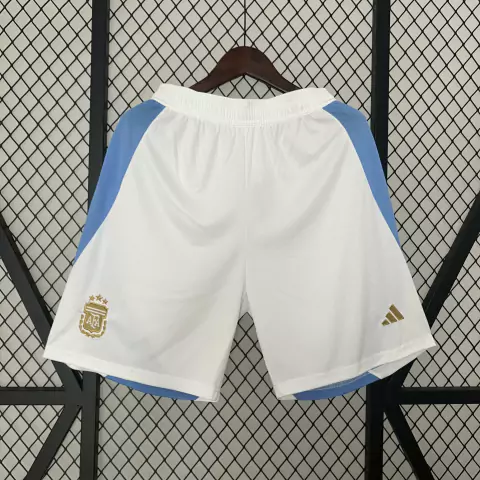 Short Argentina Home 24/25 - Adidas Masculino - Branco