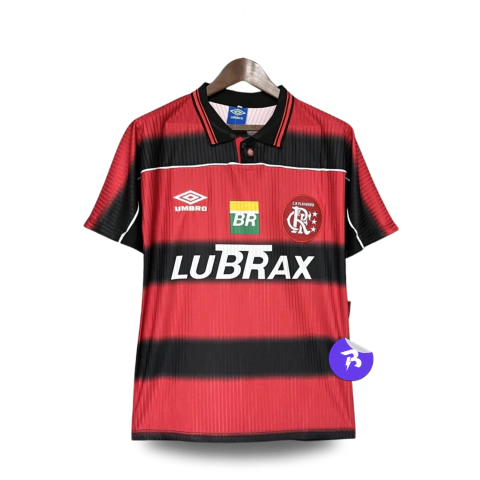 Camisa Retrô Flamengo 1997 Home Masculina Torcedor - Vermelha e Preta - comprar online