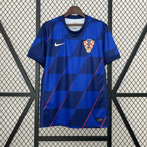 Camisa Croácia Away Eurocopa 24/25 - Torcedor Nike Masculino - Azul