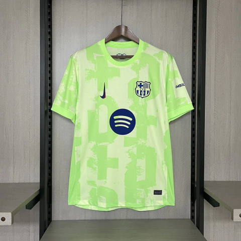 Camisa Barcelona Third 24/25 - Torcedor Nike Masculino - Verde