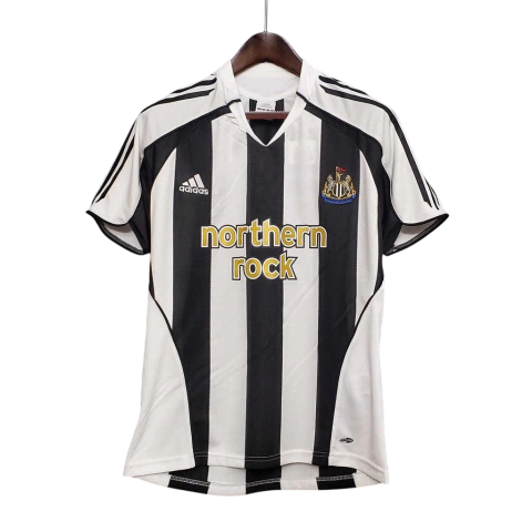 Camisa Newcastle 2005/2006 Retrô - Branco e Preto - comprar online
