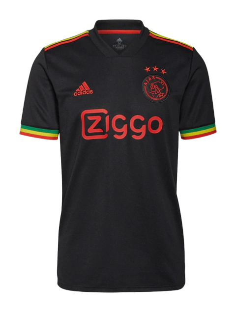 Camisa Ajax Three Little Birds 21/22 Adidas Masculina - Preta - comprar online