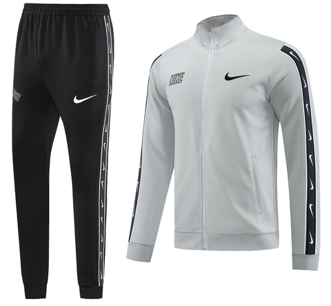 Conjunto Tech Fleece Nike - Cinza e Preto