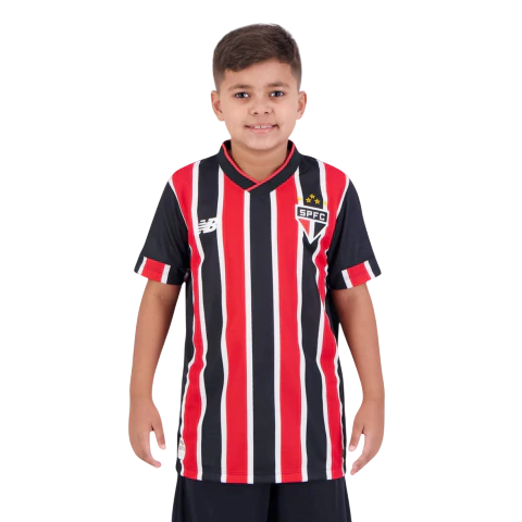 Conjunto Infantil São Paulo Away 2024 - Torcedor New Balance - comprar online