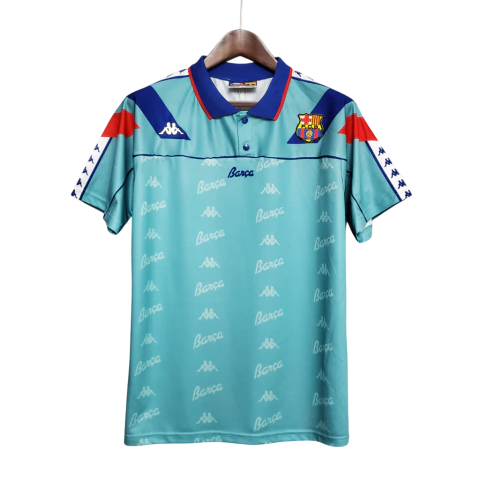 Camisa Barcelona Retrô Away 92/95 Torcedor Kappa Masculina - Azul - comprar online