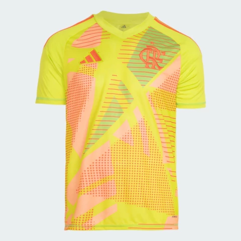 Camisa Flamengo Goleiro I 25/26 - Masculina Adidas - Amarelo - comprar online