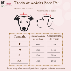 Boné Princess - Panda Boutique Pet