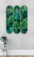 Shape de Skate Decorativo - Folhas - comprar online