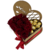 Coração de Rosas grande com Ferrero Rocher