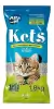 AREIA PARA GATO KETS WHITE SENSITIV 1,8KG