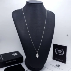 Kit Corrente Veneziana (60cm;70cm) com Face de Cristo 1.5cm Prata Italiana 925 - comprar online