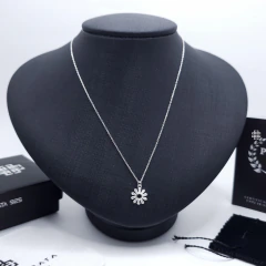 Colar Flor (40cm com Extensor) Prata 925 - comprar online