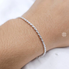 Pulseira Elo Baiano 18cm - Prata 925