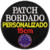 Patch bordado personalizado - 15cm