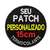 Imagem do Patch bordado personalizado - 15cm