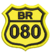 Patch bordado BR-080 5x5cm - comprar online