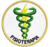Patch Bordado Fisioterapia 8x8cm - Profissão - Curso