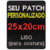 Patch bordado personalizado - 25x20cm - loja online