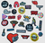 Patch Bordado avengers 6cm - comprar online