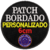 Patch bordado personalizado - 6cm