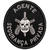 Patch Bordado Caveira Segurança Privada 7x6cm