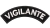 Patch Bordado Vigilante Tarjeta tag Ombro Meia Lua 10x3,5cm