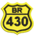 Patch bordado BR-430 5x5cm - comprar online