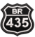 Patch bordado BR-435 5x5cm
