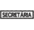 Patch Bordado tarjeta Tarja Secretária 10 x 2,5 cm - comprar online