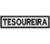 Patch Bordado tarjeta Tarja Tesoureira 10 x 2,5 cm - comprar online