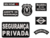 Kit com 7 Patchs Bordado Segurança