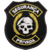 Patch Bordado caveira Segurança Privada 8x7cm - comprar online