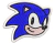 Patch Bordado Sonic 7x6cm - comprar online