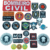 Patch bordado Biomedicina Profissão Curso 8cm - comprar online