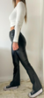 Pantalon Mujer Calza Oxford Simil Cuero Engomado con bolsillo - comprar online