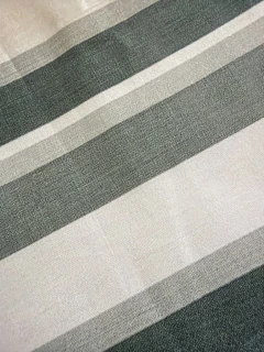 Gabardina acrilica rayado verde - Corte 4,50 m de largo -