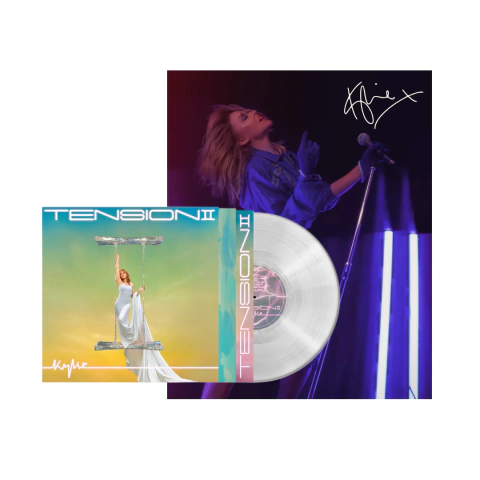 Kylie Minogue - Tension II (Crystal Clear Vinil) com Poster Autografado - comprar online
