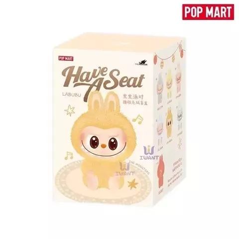 Labubu POP MART Have a Seat Viny Plush Blind Box