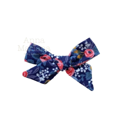 Laço Bella - Azul floral