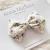 Laço Clarinha Linho - Mini floral cinza - comprar online