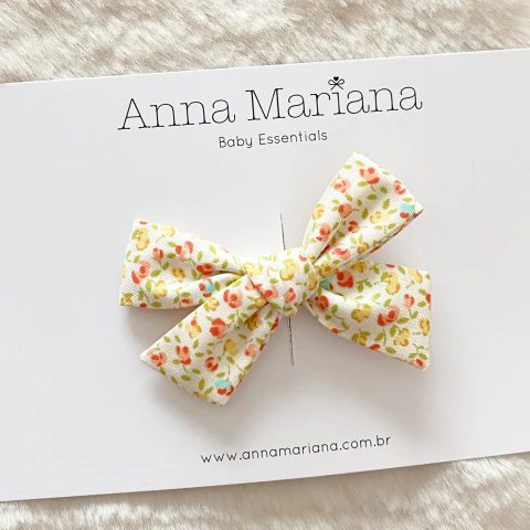 Laço Bella - Amarelo floral - comprar online