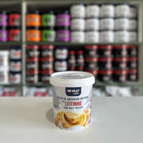 PASTA DE AMENDOIM C/ WHEY - 1kg - comprar online