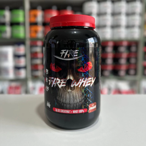 FIRE WHEY COM CREATINA - pote 900g - comprar online