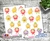 Cartela de adesivos Frutas e Legumes - Limão & Pêssego