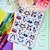 Cartela de Adesivos Pandinhas - comprar online