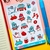 PinguinsCartela de Adesivos - comprar online