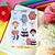 Cartela de adesivos do tema "We Bare Bears" com personagens fofos e coloridos, incluindo ursos e outros animais.