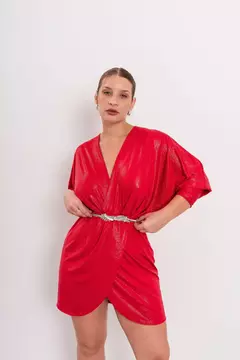 Vestido Fabiola Metalizado - Por Amor a Vos