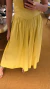 Vestido em tricoline amarelo - loja online