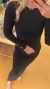 Imagem do Vestido em tricot preto Lara